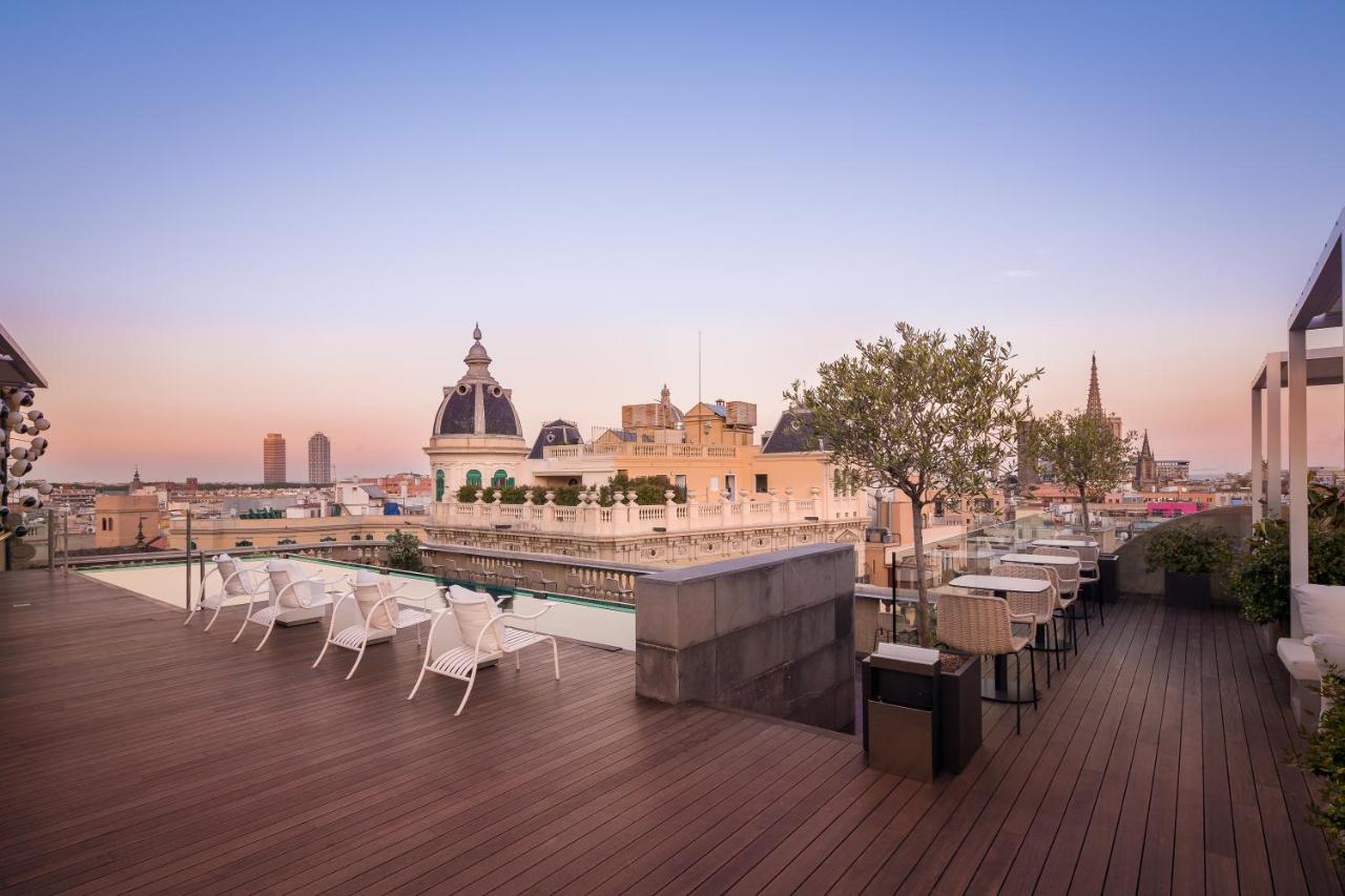 Hotel Ohla Barcellona Esterno foto The hotel's rooftop