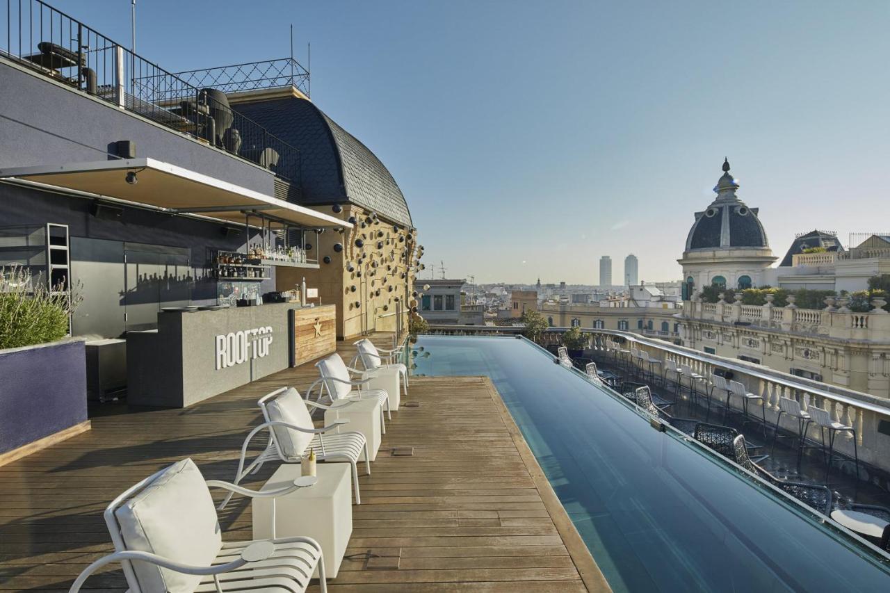 Hotel Ohla Barcellona Esterno foto Rooftop